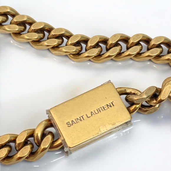 ✨️Authentic Saint Laurent Kate Small Chain Bag in Blue tweed - Picture 8 of 16